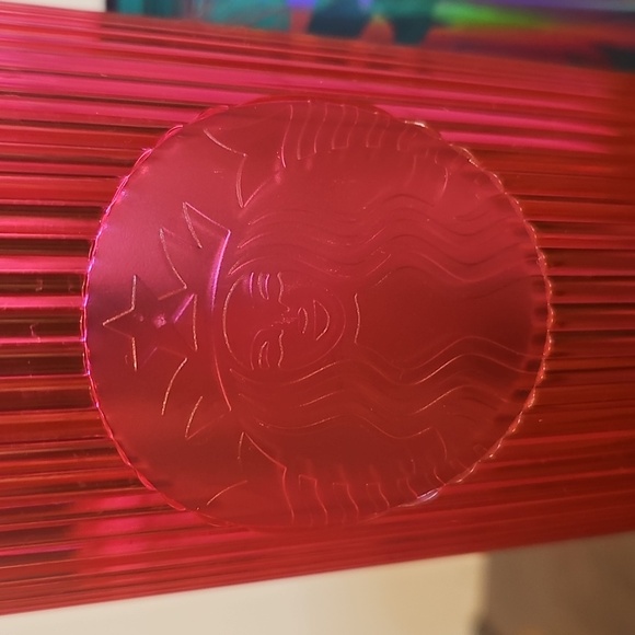 Starbucks Green and Silver, Hot Pink, Frosted Pink, and Clear FrostedTumbler Lot - Picture 7 of 11